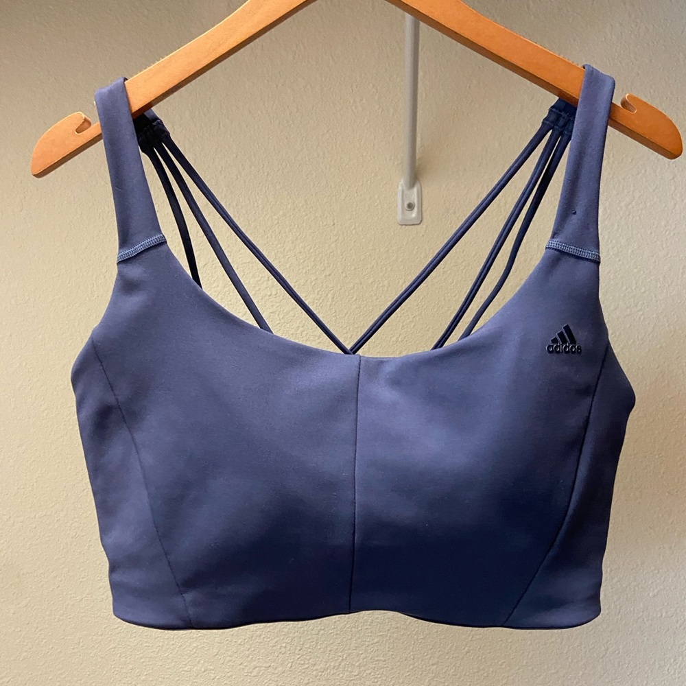 Dark Blue Adidas Sports Bra